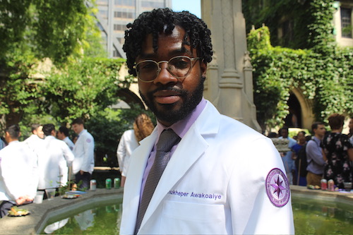 Khukheper received his white coat