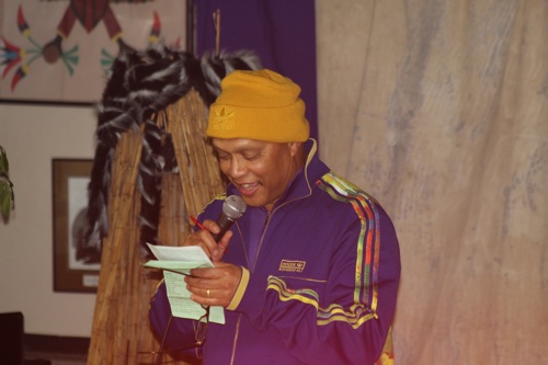 The event's founder and host, Baba Ajamu Stewart