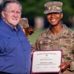 Malia graduated with honors from Basic Training
