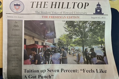 Ile Omode Alum writing for Howard University Newspaper